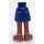 LEGO Bleu foncé Hanche avec Basic Incurvé Skirt avec Pink Sandals avec charnière mince (2241)