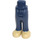 LEGO Donkerblauw Heup met Pants met Dark Blauw Trousers met donkerbruine schoenen (16985 / 92821)