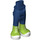 LEGO Dark Blue Hip with Pants with Lime Boots and White Laces (16925 / 35573)