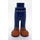 LEGO Donkerblauw Heup met Pants met Medium Vleeskleur Boots en Dark Blauw Laces (35642)