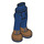LEGO Dunkelblau Hüfte mit Pants mit Medium Flesh Boots und Dark Blau Laces (35642)