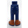 LEGO Donkerblauw Heup met Pants met Medium Flesh Boots en Dark Blauw Laces (35642)