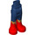 LEGO Blu scuro Fianco con Pants con Rosso Boots e Gold Wonder Donna Logos (16925)