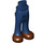 LEGO Dunkelblau Hüfte mit Pants mit Reddish Brown Shoes (35584 / 35642)