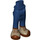 LEGO Dark Blue Hip with Pants with Tan Lace up boots (35642)