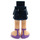 LEGO Donkerblauw Heup met Kort Dubbele Layered Skirt met Lavender Open Shoes met Ankle Straps (23898 / 35624)