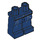 LEGO Donkerblauw Heupen en benen met Grijs Pockets (3815 / 34904)