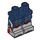 LEGO Dunkelblau Hüften und Beine mit Medium Stone Grau Boots und rot Armor (3815)