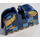 LEGO Dark Blue Horse Barding with Gold Armor (2490 / 59587)