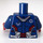 LEGO Donkerblauw Iron Patriot Minifiguur Torso (973 / 76382)