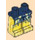 LEGO Donkerblauw Jay (Golden Draak) Heupen en benen (1061 / 3815)