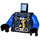 LEGO Donkerblauw Jay - Scuba Minifiguur Torso (973 / 76382)