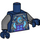 LEGO Donkerblauw Jordana Torso (973 / 76382)