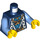 LEGO Dark Blue Lion King Minifig Torso (973 / 76382)