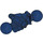 LEGO Dark Blue Lower Arm with Ball Joints and Angled Beam (47311)