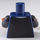 LEGO Dark Blue Madam Hooch Minifig Torso (973 / 76382)