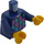 LEGO Dunkelblau Mann - Dark Blau Hemd Minifigur Torso (973 / 76382)