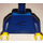 LEGO Mørkeblå Mand med Dark Blå Turtleneck Sweater Minifig Torso (973 / 76382)