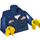 LEGO Dark Blue Mechanic Torso (973 / 88585)