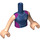 LEGO Bleu Foncé Mia Wearing Bleu Wet Costume et Gilet de sauvetage Friends Torse (35677 / 92456)