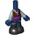 LEGO Donkerblauw Micro Body met Broek met Bruin Kristoff Kerstmis Trui (103997)