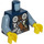 LEGO Bleu Foncé Minifigurine Torse (973 / 76382)