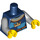 LEGO Donkerblauw Minifiguur Torso (973 / 76382)