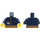 LEGO Donkerblauw Minifiguur Torso (973 / 76382)