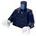 LEGO Dark Blue Minifig Torso Ferry Captain with 6 Golden Buttons (973)