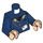 LEGO Bleu foncé Minifig Torse avec Jacket et Fur Collar (973 / 76382)