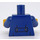 LEGO Dark Blue Minifig Torso with Jacket, Vest with UK Flag and Tie (973 / 76382)