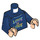 LEGO Donkerblauw Minifig Torso met LOVE IS LOVE shirt (973 / 76382)