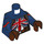 LEGO Bleu Foncé Minifigurine Torse avec Union Jack Drapeau et Harness (973)