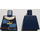 LEGO Dark Blue Minifig Torso without Arms with Decoration (973)