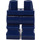 LEGO Dark Blue Minifigure Bent Legs with Gold Claws (24323 / 106419)