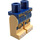 LEGO Bleu foncé Minifigure Hanches et jambes avec Bleu Loincloth et Gold Knee Pads (12786 / 14389)