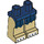 LEGO Dunkelblau Minifigure Hüften und Beine mit Blau Loincloth, Weiß Paws (3815 / 19867)