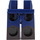 LEGO Dark Blue Minifigure Hips and Legs with Dark Brown Boots (3815 / 21019)