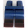 LEGO Dark Blue Minifigure Hips and Legs with Dark Brown Boots (3815 / 21019)