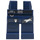 LEGO Donkerblauw Minifigure Heupen en benen met Gunbelt, Pocket met Zipper en Zwart Riem (11974 / 13509)