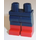 LEGO Bleu foncé Minifigure Hanches et jambes avec rouge Boots (21019 / 77601)