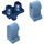 LEGO Bleu foncé Minifigure Les hanches avec Medium Bleu Jambes (3815 / 73200)