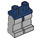LEGO Donkerblauw Minifigure Heupen met Medium Stone Grijs Poten (73200 / 88584)