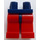 LEGO Bleu foncé Minifigure Les hanches avec rouge Jambes (73200 / 88584)