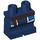 LEGO Bleu foncé Minifigure Medium Jambes avec Brown Courroie et Bleu (37364 / 101440)