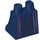 LEGO Dunkelblau Minifigure Skirt mit Purple und Schwarz Lines (36036 / 104146)