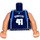 LEGO Bleu foncé NBA Dirk Nowitzki, 41 Dallas Mavericks Minifigure Torse