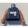 LEGO Blu scuro NBA Dirk Nowitzki, 41 Dallas Mavericks Minifigure Busto