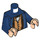 LEGO Dunkelblau Newt Scamander Torso (973 / 76382)