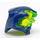 LEGO Bleu foncé Ninjago Wrap avec Transparent Neon Green Retour  (20643)